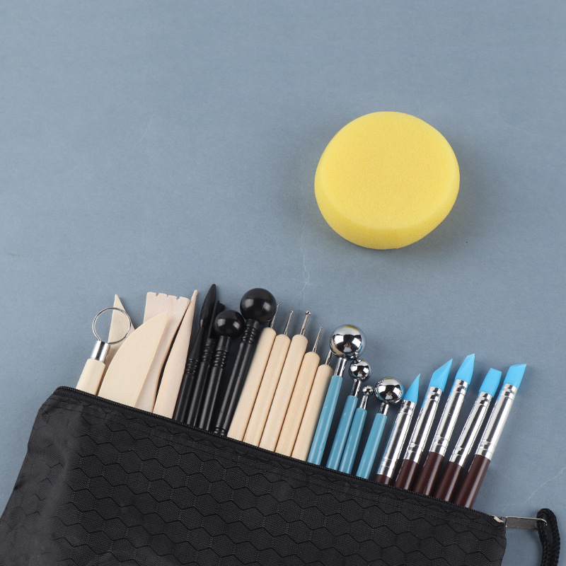 Cross-border clay tools Clay Clay tools suit 25 pieces carving tools pottery crafts baking drawing