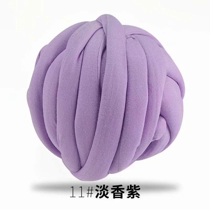 Picture of Heart-filled cotton coarse cotton fabric thread hand-woven blanket bag cat nest wool core-spun yarn thread machine-washed OHHIO new style