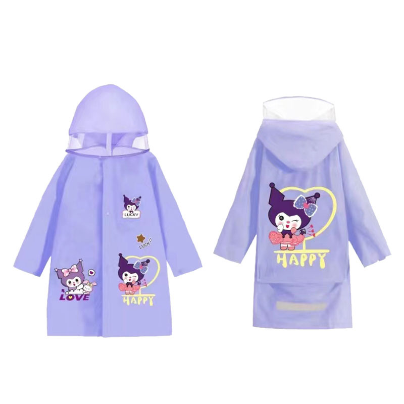 Picture of Kidsren's Whole Body Primary and Secondary School Students' Enlarged Schoolbags Baby Ponchos Thickeneded Long Waterproof Kindergarten Raincoats