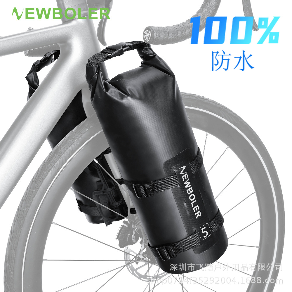 Picture of Newboler Fully Waterproof Bicycle Front Fork Bag 5L Mountain Road Rack Bag Long-Distance Travel Bag