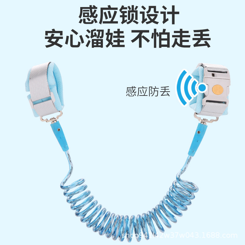 Picture of Baby anti-lost traction rope children anti-lost induction lock bracelet children anti-lost walking baby safety traction rope
