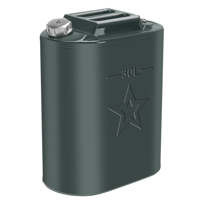 Thickened portable diesel gasoline tank 30 liters 20L10L5L portable iron fuel tank car motorcycle storage spare