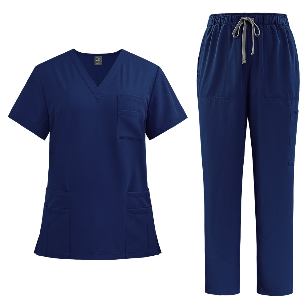 Picture of AliExpress Hot Selling Hand Washing Clothes Quick Drying Casual Comfortable Hospital Doctor Nurse Staff Work Clothes suit Men and Women