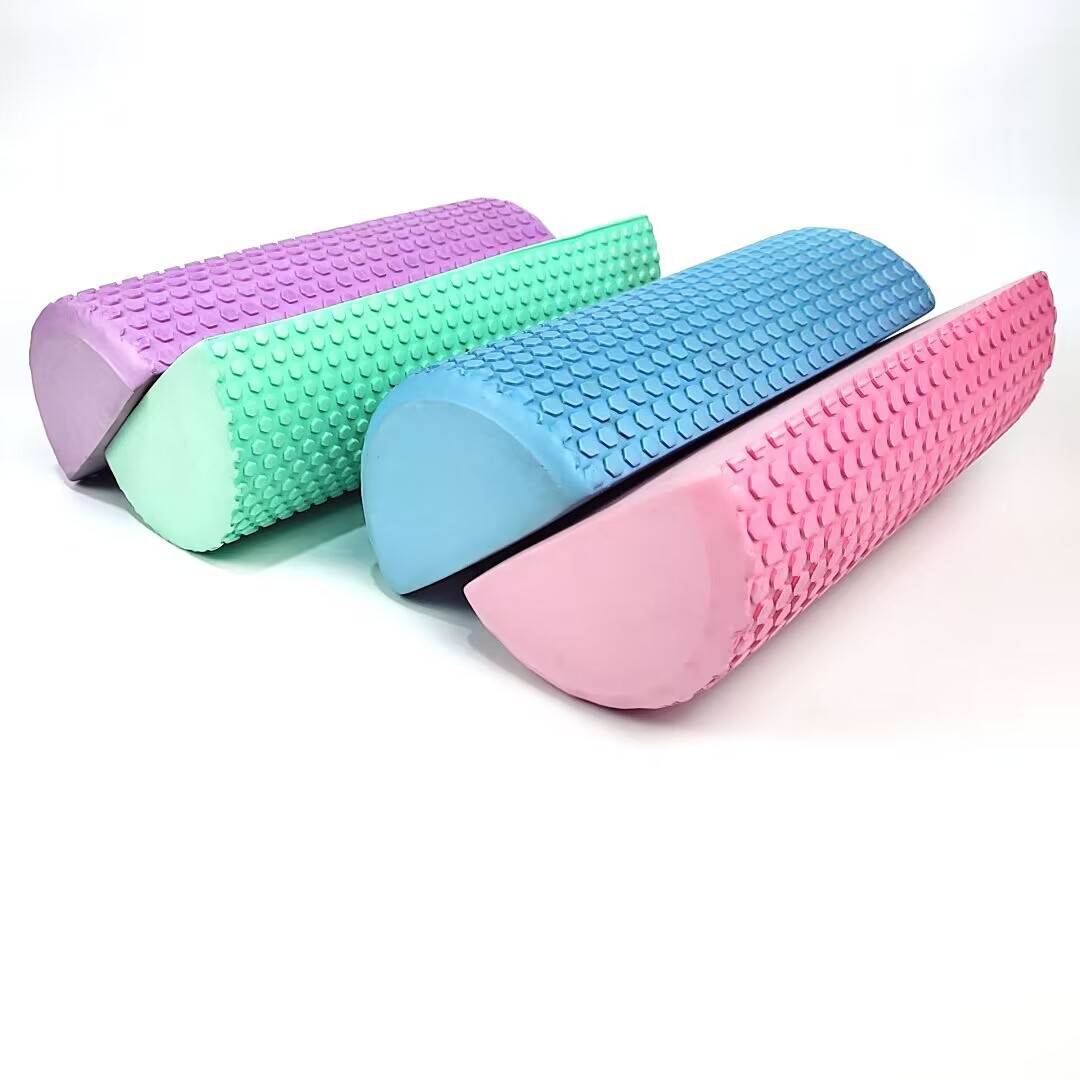 eva semicircular solid yoga column floating point foam shaft muscle relaxation pilates stick yoga special balance shaft