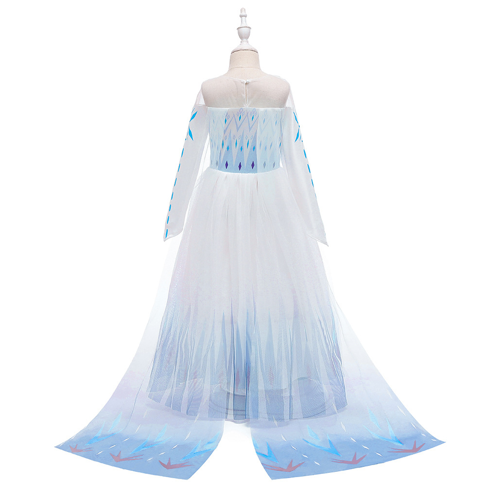Picture of 2024 New Children's Dress Elsa Princess Dress Frozen 2 Cosplay Children's Day Performance Dress