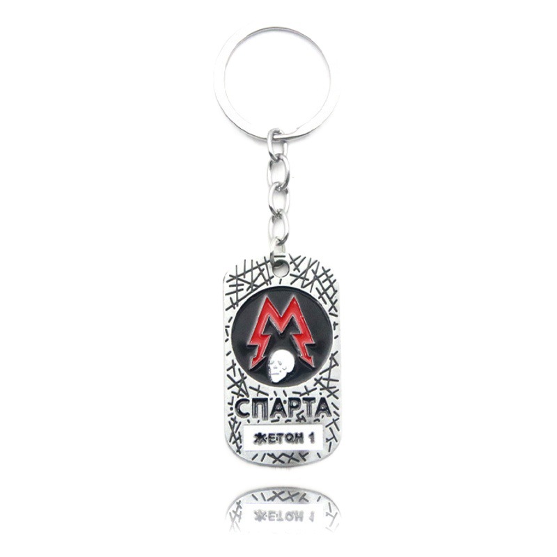 Game Peripheral Subway Escape Logo Keychain AlpMom Necklace Creative Skull Pendant Pendant