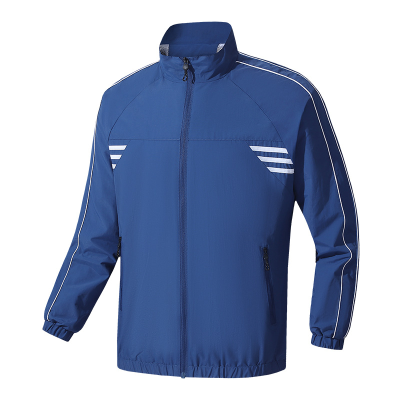 2024 new group single nylon coat stand collar fashion sports casual coat coat competition uniform team uniform