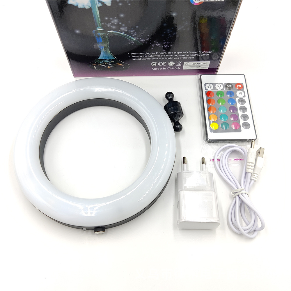 Picture of Arabian Hookah accessories LED atmosphere light atmosphere light rechargeable with data cable remote control light panel Hookah