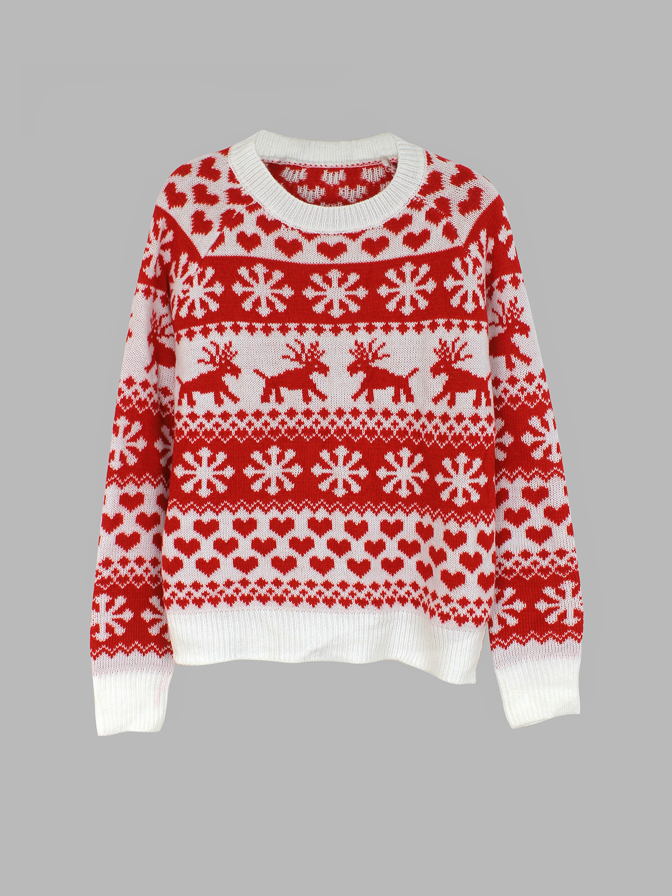 Picture of Foreign Trade Cross-border Europe and America Amazon Source Manufacturers Sweater Women's Long Sleeve Crewneck Christmas Knitwear Spring Autumn Winter