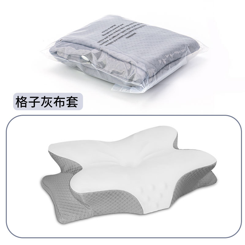 Picture of Butterfly Pillow Pillow Case Amazon Butterfly Pillow Ice Silk Cloth Pillow Case Hotel Simple Slow Rebound Memory Pillow Cloth Cover