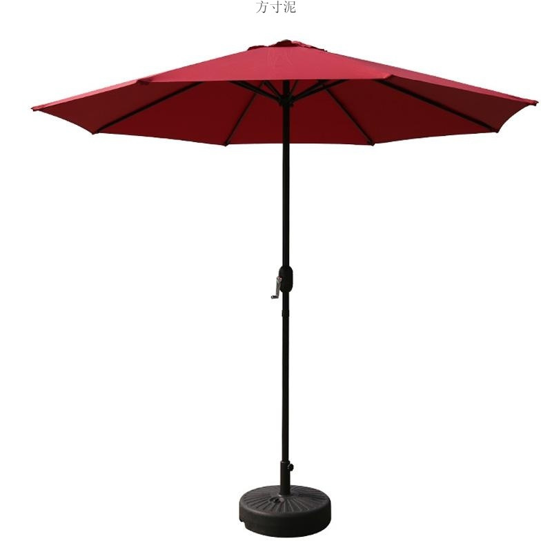 Outdoor Sunshade Courtyard Outdoor Balcony Sun Umbrella Sun Protection Security Pavilion Outdoor Station Gangting Umbrella Beach Stall Middle Column