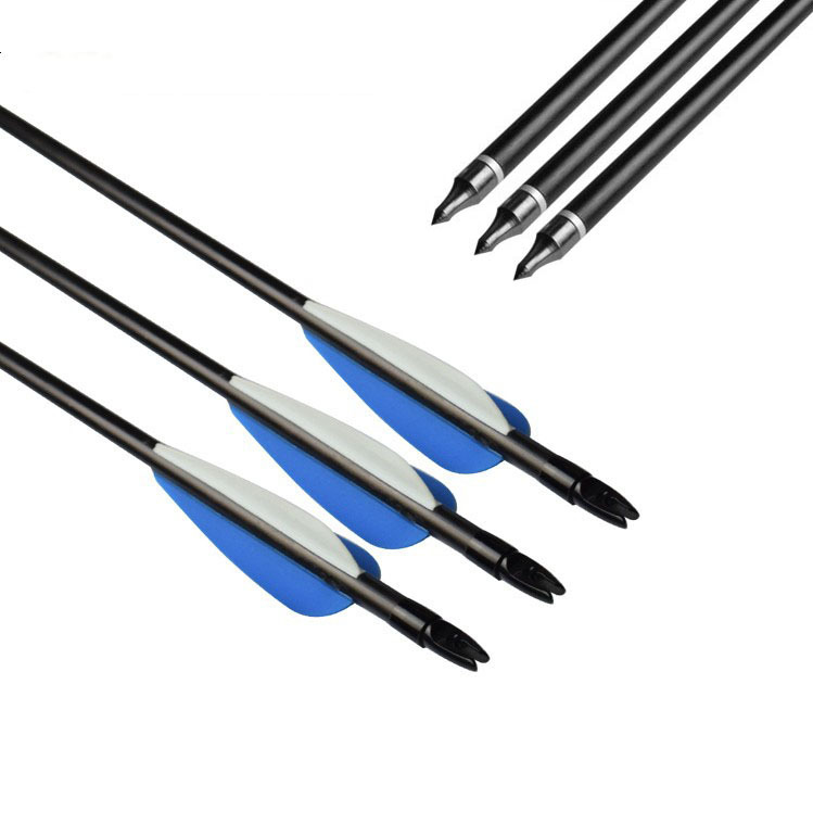 Picture of Factory wholesale bow and arrow glass fiber arrow outdoor practice arrow 8MM changeable head recurve bow traditional bow practice arrow