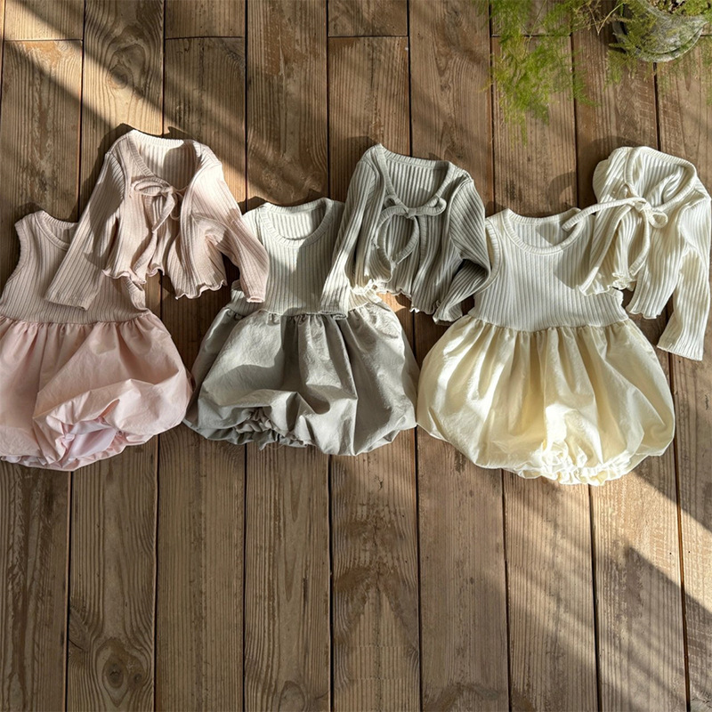Girls French Dress Set 2025 New Spring & Fall Style Long-Sleeved Shirt Bud Skirt Two-Piece Set for Children and Middle-Aged Children
