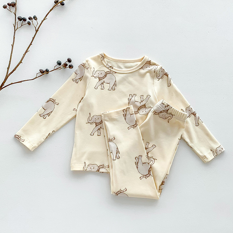 Picture of Children's Pajamas, Baby Autumn Clothes and Long Trousers, Kidsren's Home Clothes, Category a Pure Cotton Pajamas for Boys and Girls, Boys' Home Clothes