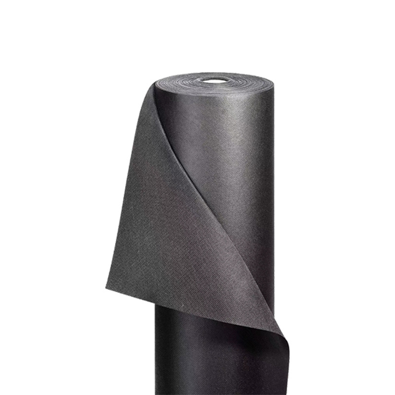 Picture of Anti-grass cloth manufacturers supply punching slice anti-grass weeding non-woven fabric breathable permeable agricultural black grass covering cloth