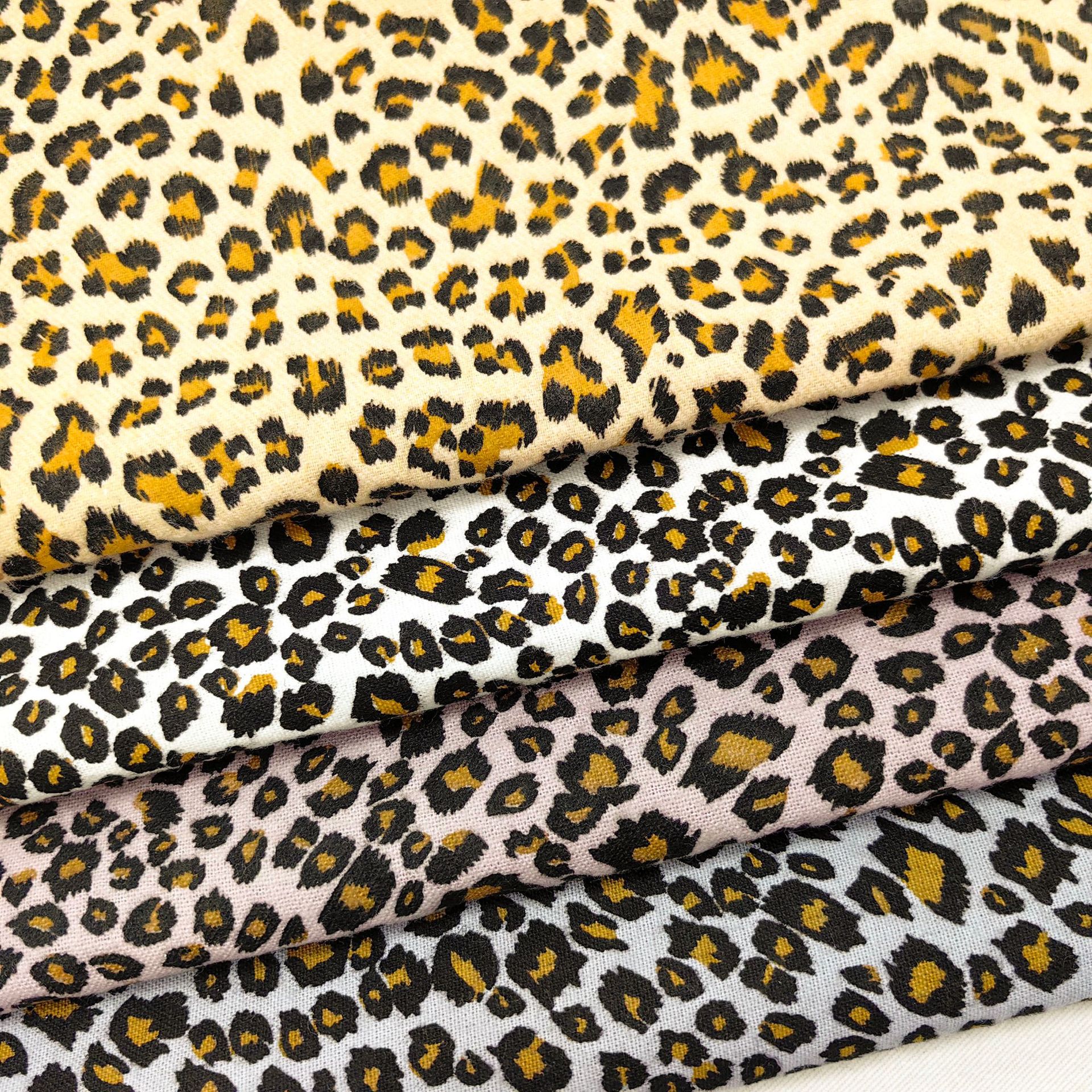 Autumn and Winter modern 20 brushed leopard print geometric printed fabric coat skirt tablecloth children's clothing fabric limited time discount