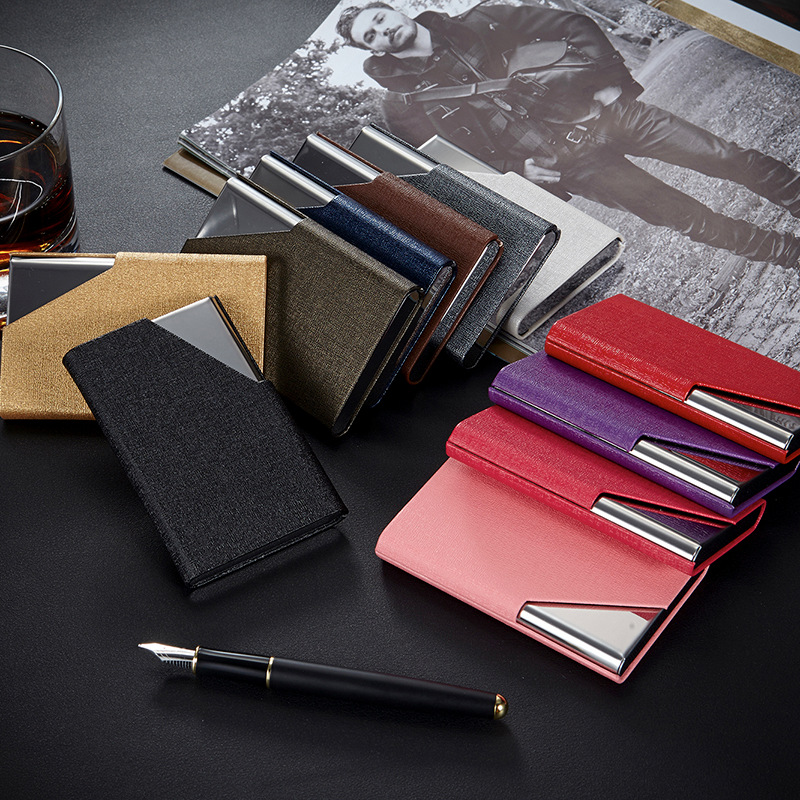 Picture of Manufacturer Customized Logo Wholesale Gift Stainless Steel Card Box Metal Business Card Holder Promotional Business Gift Business Card Box