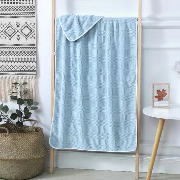 Picture of Bath Towel Set, Extra Large, Thick, Soft, Absorbent, Face Towel, Dormitory Adult Wholesale, Couple Coral Fleece Towel