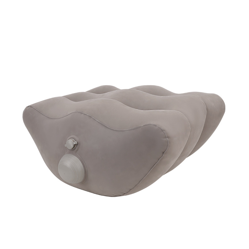 Picture of Inflatable Leg Pillow Raising Foot Pillow Bed Artifact Decompression Pillow Knee Relaxation Fatigue Relief Trapezoidal Leg Cushion in stock