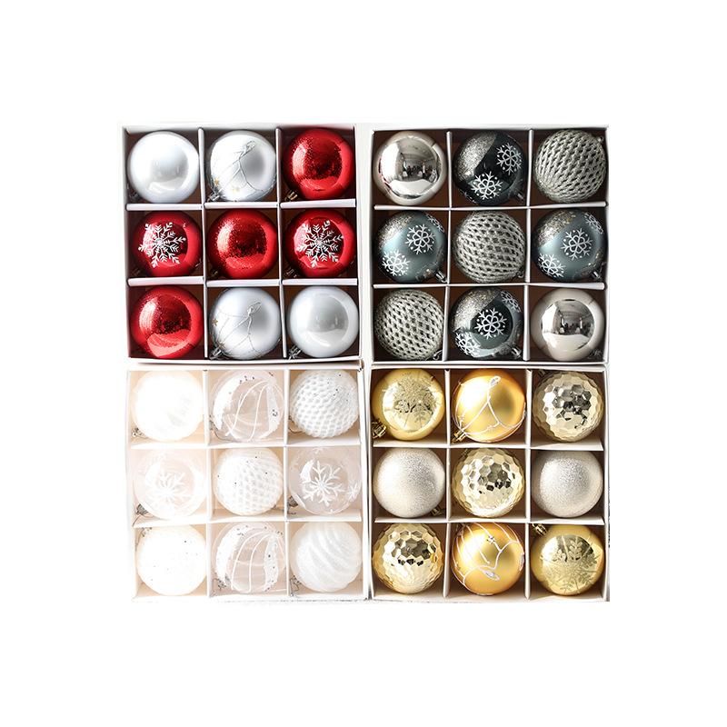 Picture of Christmas ball suit gift box Christmas painted gift bag ball Christmas tree decoration pendant wholesale