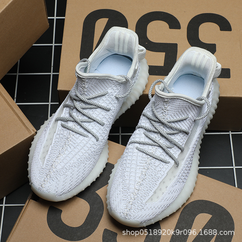 Spot Wholesale Cross-border Soft Sole Baiyi Coconut Shoes Men's 350 Student Sneakers Casual Running Shoes Women's Couple Shoes