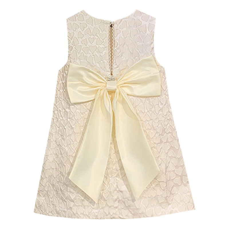 Girls' vest dress princess dress 2024 new foreign style spring and summer children's baby girl dress dress French a generation of hair