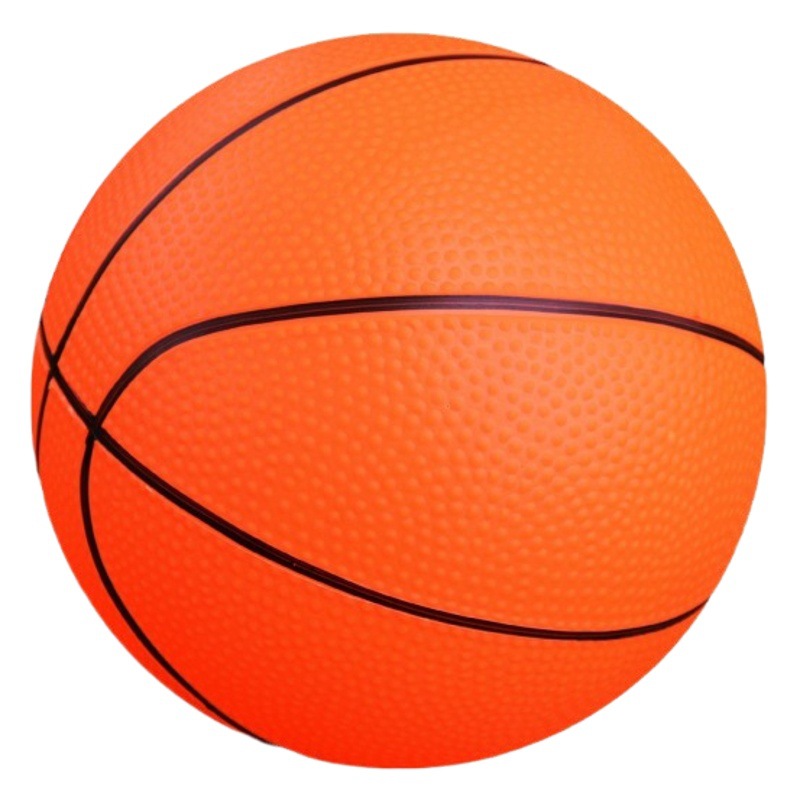 Cross-border tested European standard American standard in stock vinyl basketball a large number of first 6-inch 7-inch inflatable basketball toy ball