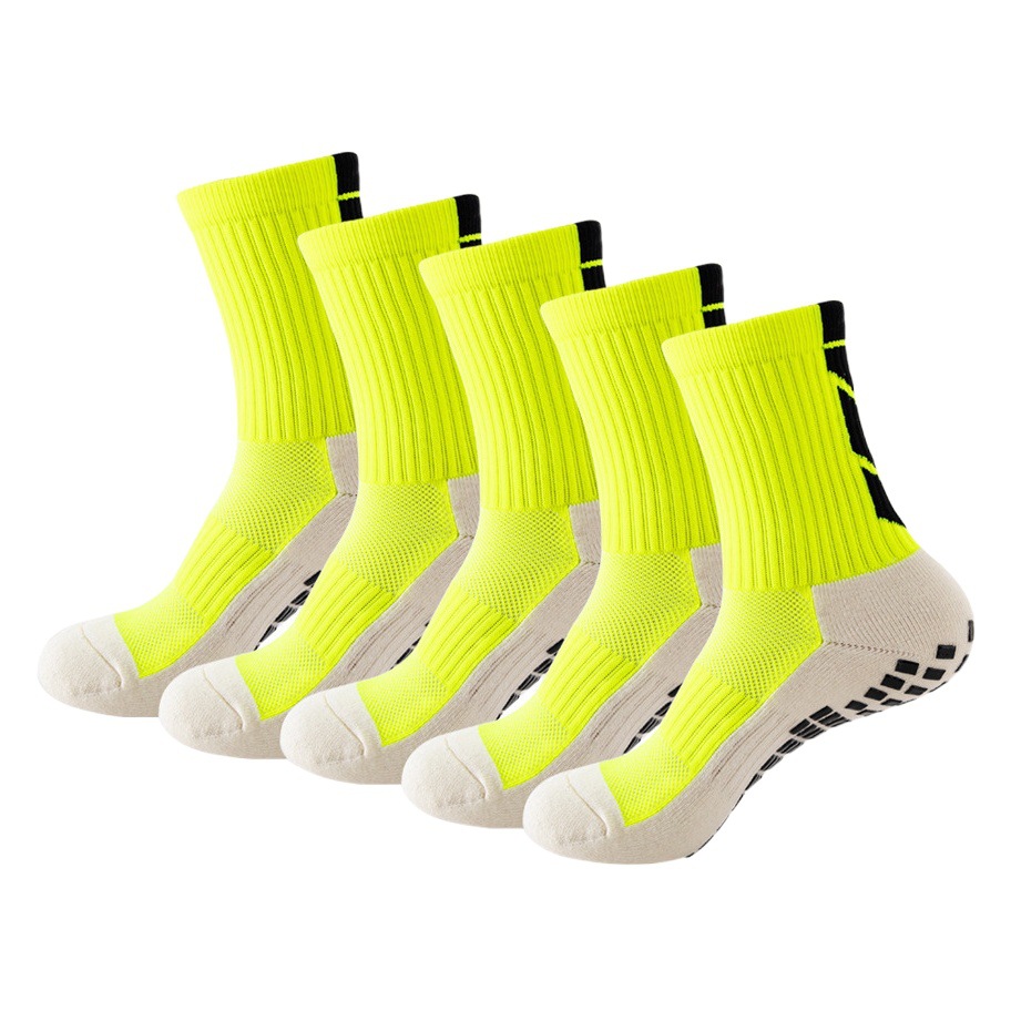 Cross-border popular football socks men's mid-calf socks sole non-slip dispensing towel bottom running socks basketball socks training special