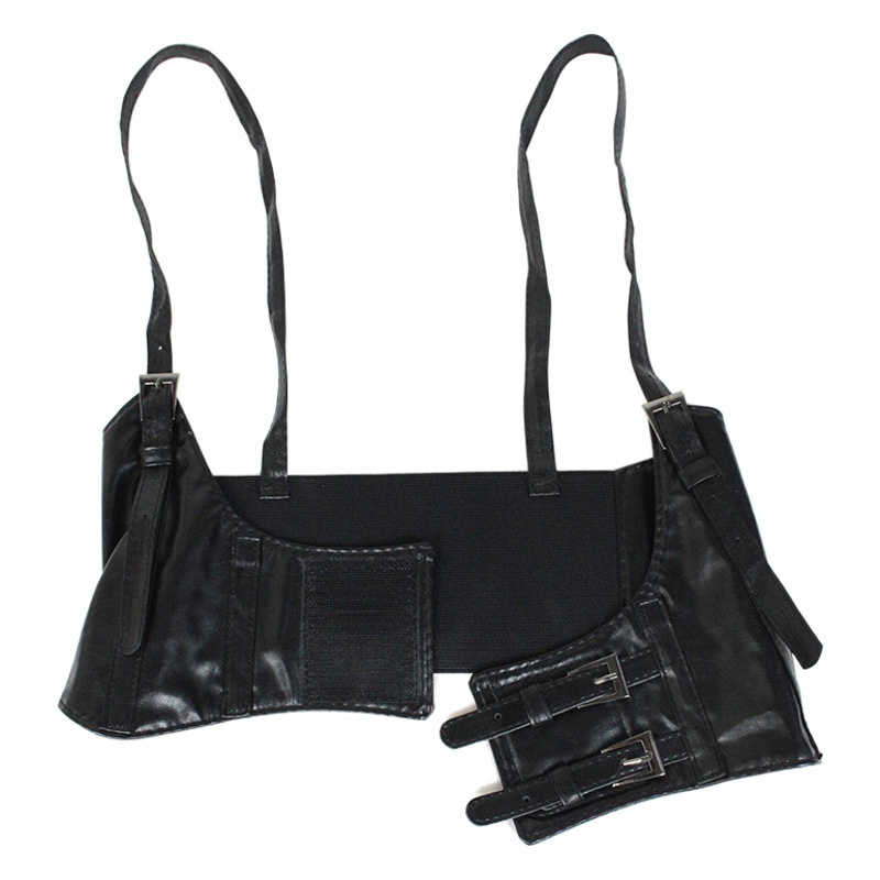 Picture of European and American Texture Strap Belt Women's Outer Shirt Decoration Performance Clothing Matching Vest with Elastcoat and Waist Seal for Foreign Trade