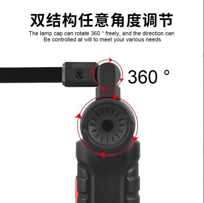 Picture of Multifunctional Led Foldableing Work Light Charging Magnet Tent Lamp Cob Outdoor Car Maintenance Lamp Rechargeable