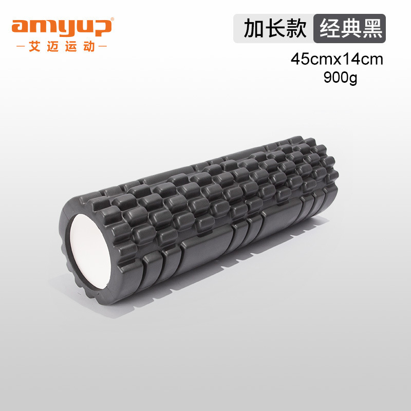 Picture of EVA foam shaft fitness body massage stick spike hollow column shaping yoga shaft pink fascia yoga column