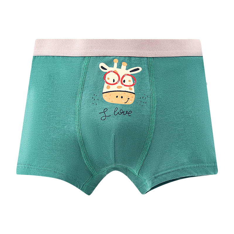 Picture of Boys' Underwear Cotton Boxer Children's Cotton Bacteriostatic Breathable Boys' Baby Children's Cartoon Dinosaur Boxer Shorts