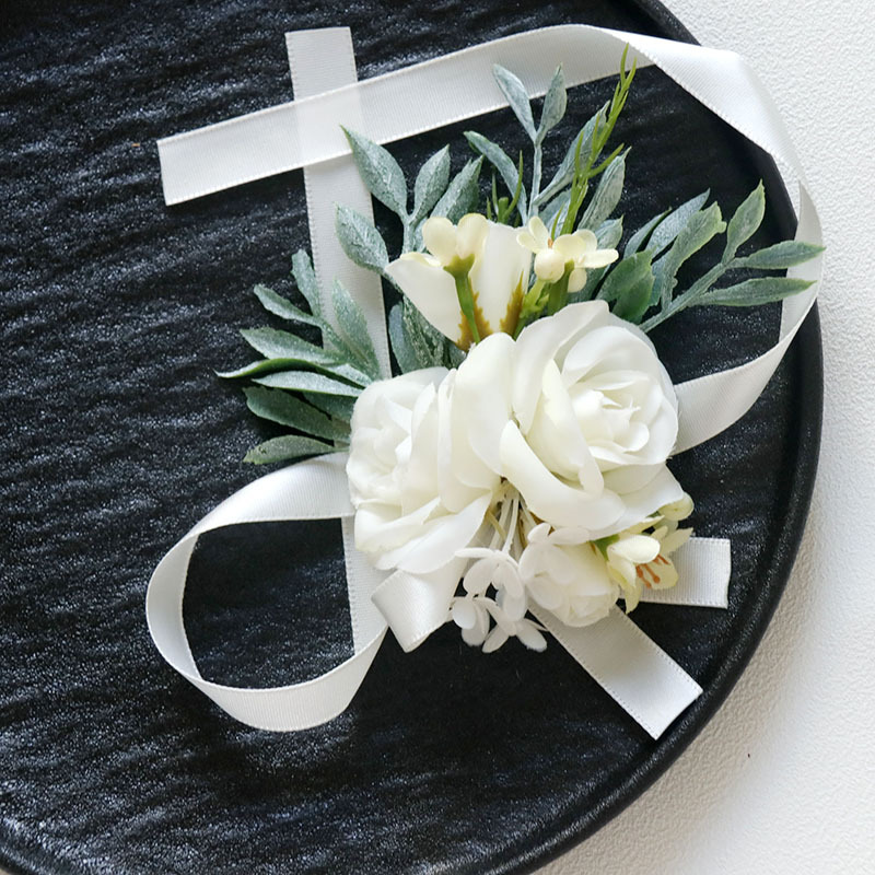Picture of 237 Western-style business celebration corsage hand flower wedding supplies artificial flower studio photo props White series