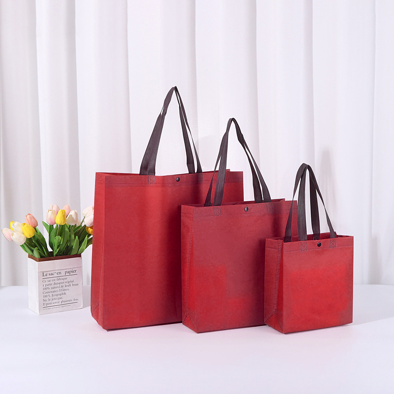Picture of Customized Non-Woven Fabric Tote Bags for Women's Clothing Stores, Small Batch Logo Printing, Eco-Friendly Non-Woven Bags