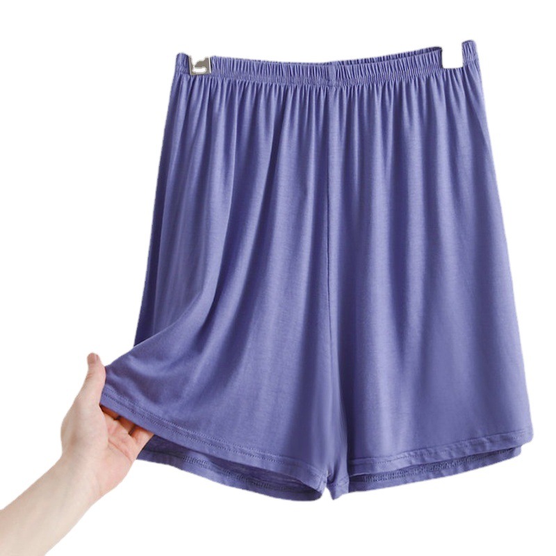 Outerwear Modal Shorts Women's Summer plus size High Waist Wide Leg Pants Loose Pajama Pants Thin Bottoming Safety Pants Casual Pants