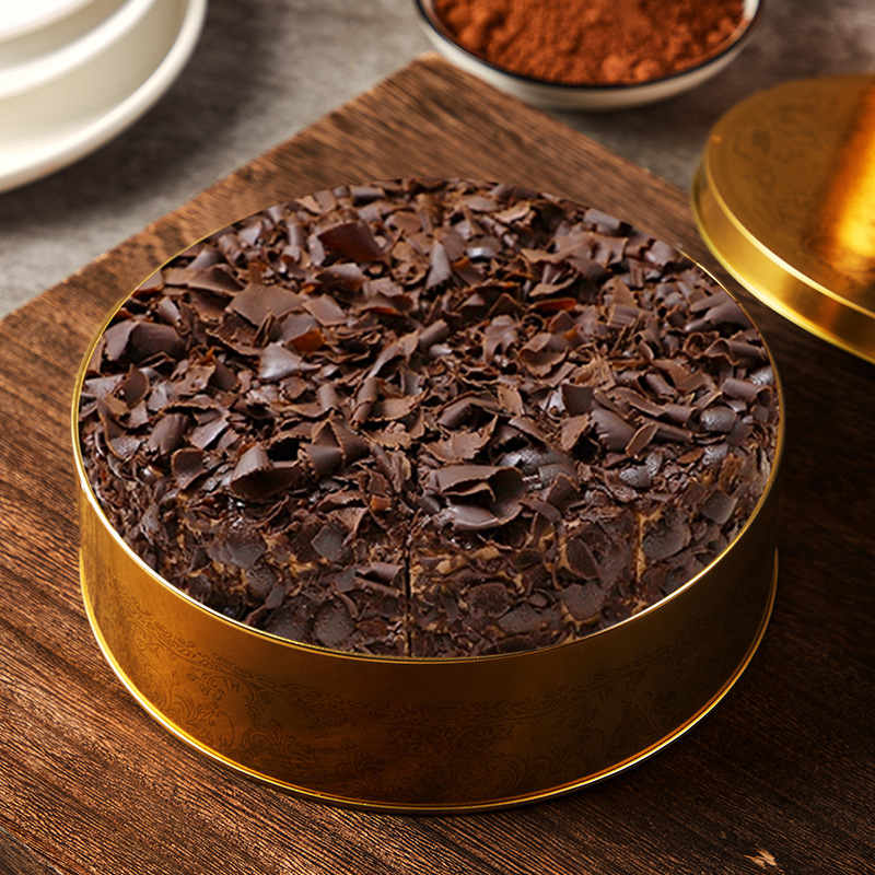 Picture of Oven-able Cake Box Chocolate Dessert Cookie Cafe Casual High-end Storage Accompanying Gift Iron Box