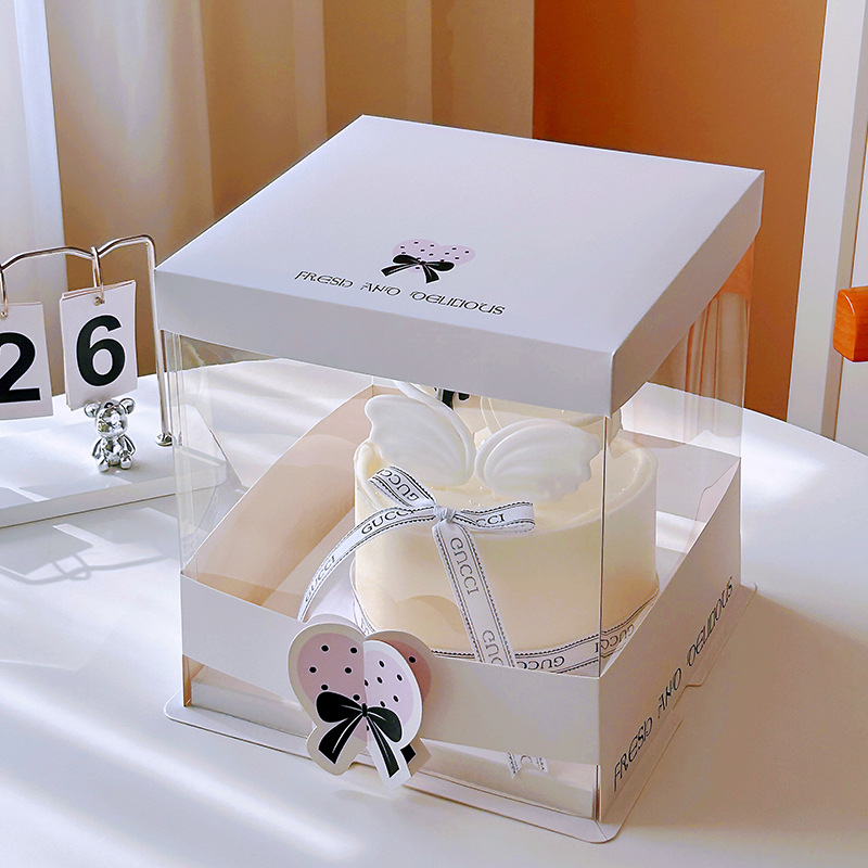 New birthday cake box 6/8/10 inch double layer plus 68 inch 10 inch birthday gift cake box