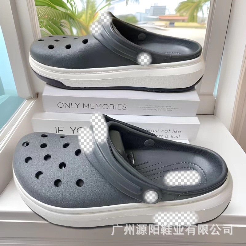 Picture of 2025 Cross Full-Speed Clogs for Men and Women, Couple Style, Thick-Soled, Comfortable Sandals, Trendy Brand, Casual and Versatile