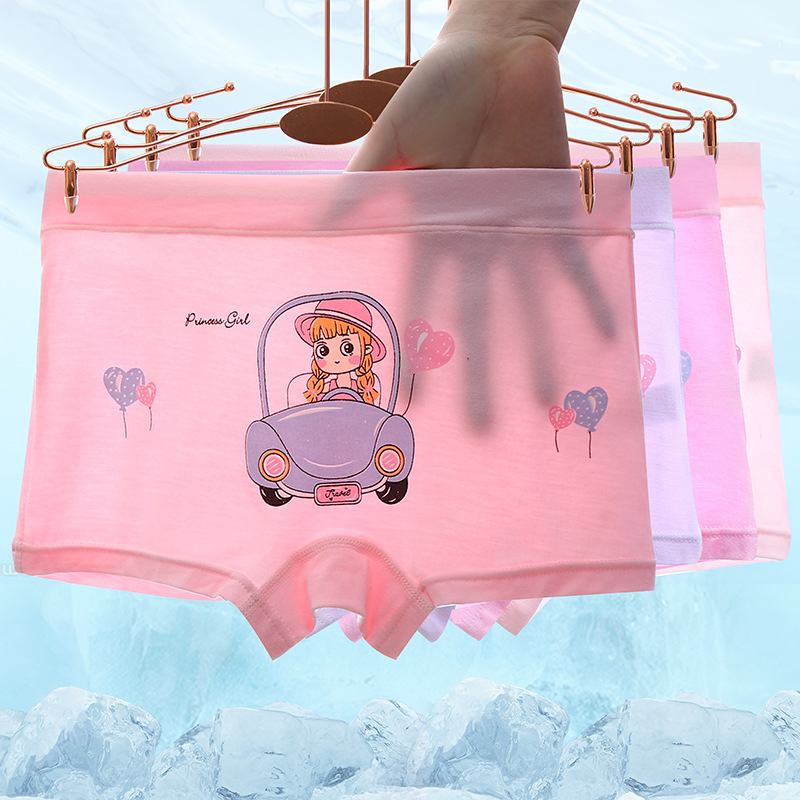 Picture of Girls' underwear summer thin boxer modal children's baby children's boxer underwear without pp