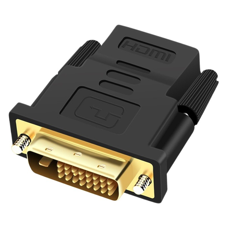 HDMI to Dvi Adapter 24+1 Mutual Conversion for Connecting Tv and Computer to Monitor, Dvi to Female Converter, High-Definition Conversion