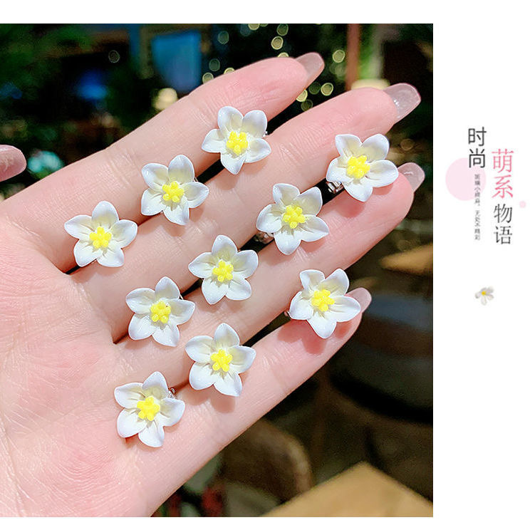 Picture of Children's Flower Small Grab Hair Accessories Girl's Braided Hair Buckle Head Flower Little Girl's Mini Grab Small Hairpin Headwear