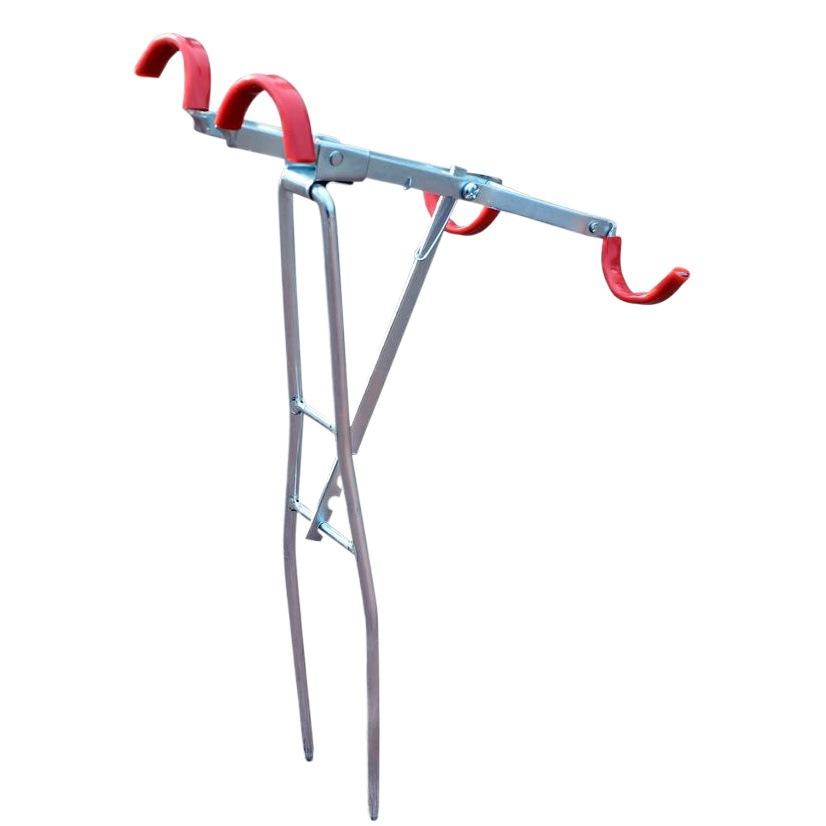 Simple Hand and Sea Dual-Use Sea Pole Single Fork Bracket Double Pole Bracket Turret Fishing Gear Accessories Fishing Rod Bracket@