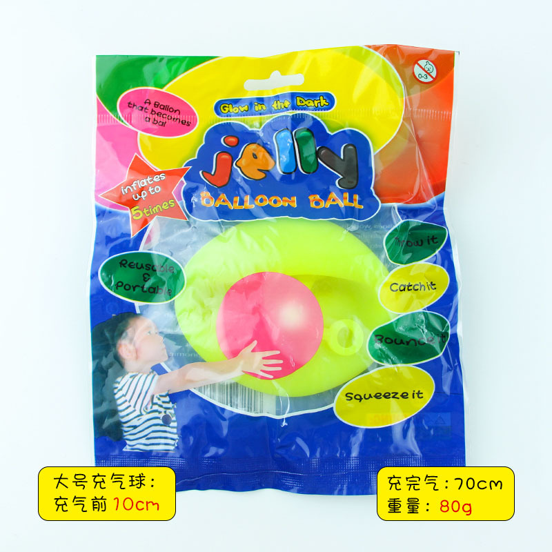 Picture of Hot-selling blowing ball bubble ball water filling transparent bubble ball TPR blowing balloon Pat ball big light ball