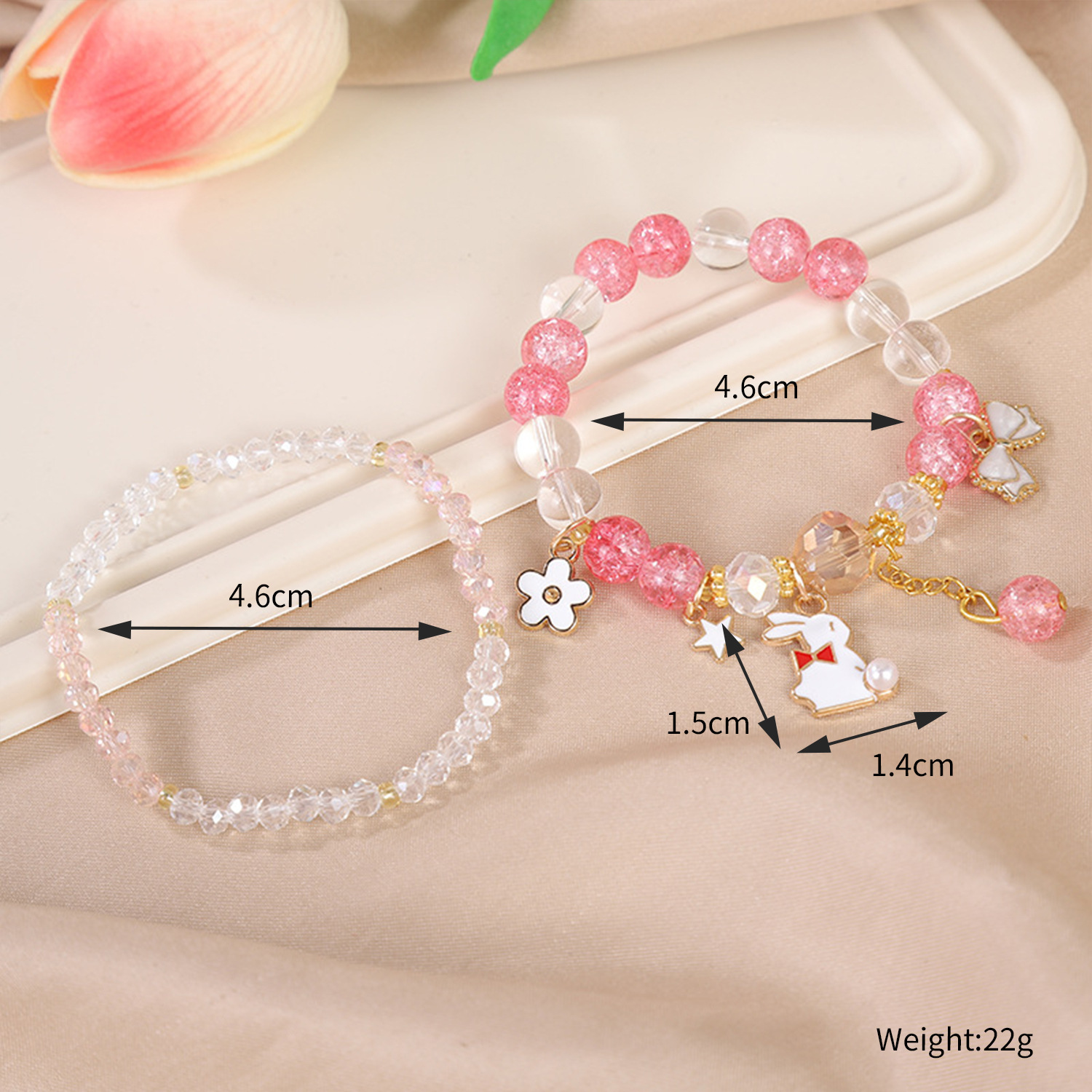 Picture of Children's Bracelet Bracelet Bracelet Beaded Crystal Women's Cute Students Girls' Bracelet Children's Gift