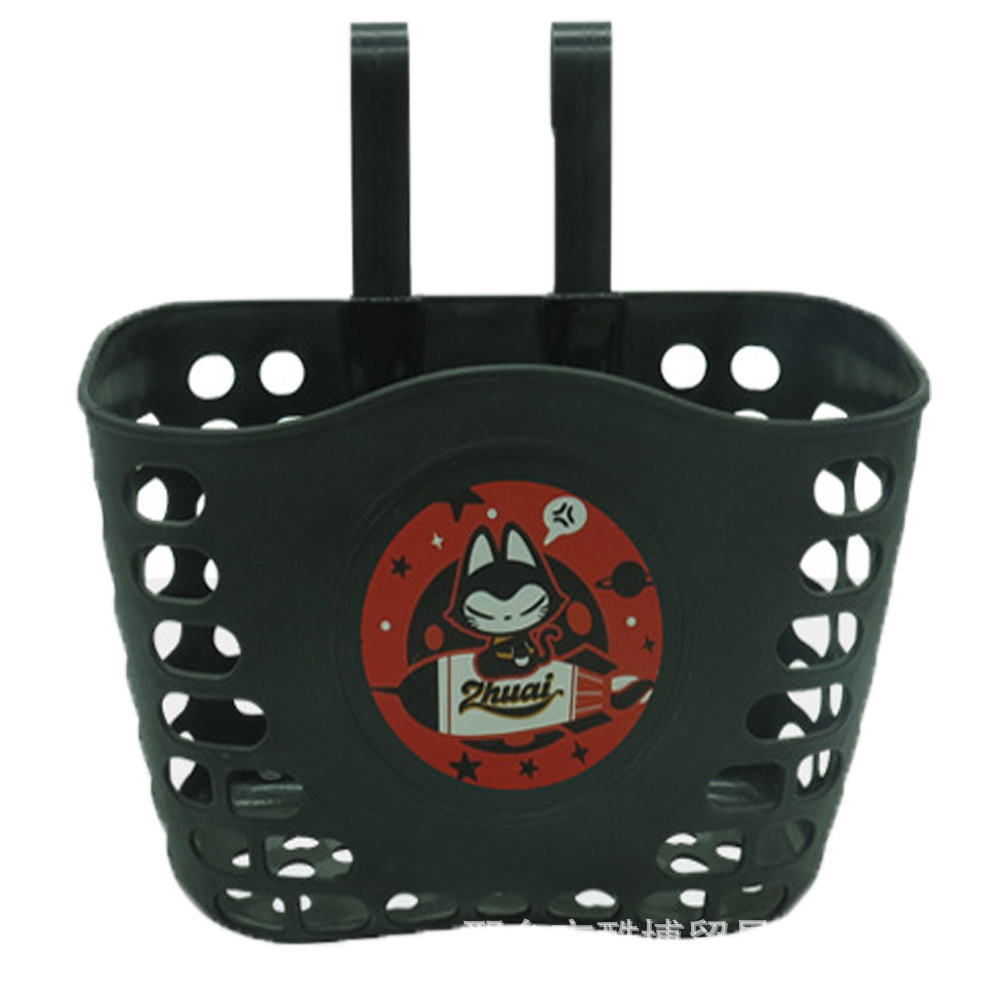 In stock wholesale children's bicycle basket hanging basket quick release hook basket stroller front basket accessories