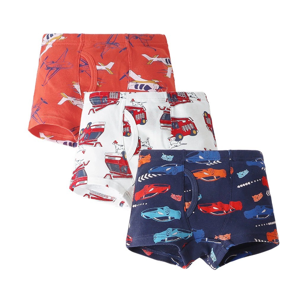 Picture of European and American boys boxer pants threaded cotton children's underwear boys boxer pants baby children's shorts wholesale