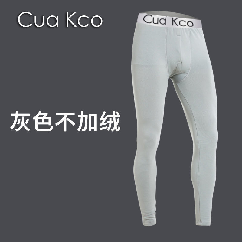 Picture of [Plus velvet not plus velvet optional] men's autumn pants youth slim one-piece warm pants autumn and winter large size wholesale