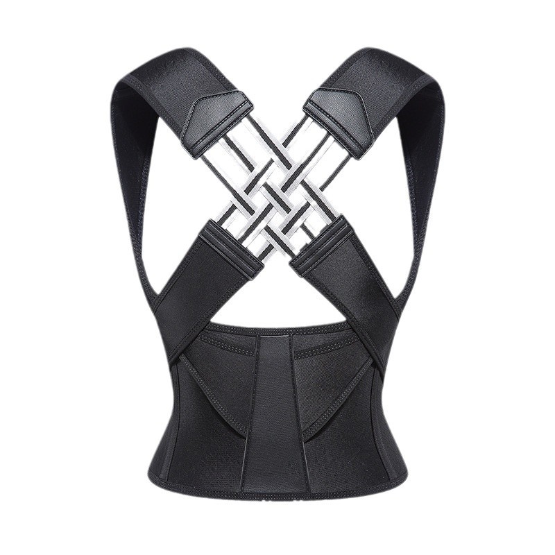 Picture of Body orthosis orthosis orthosis supplies for students adult men and women invisible back correction open shoulder artifact hunchback orthosis belt