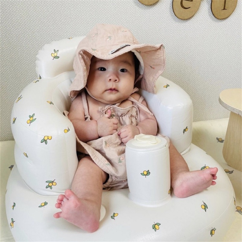 Cross-border children's inflatable sofa 100 days photo props sofa seat PVC inflatable outdoor sofa