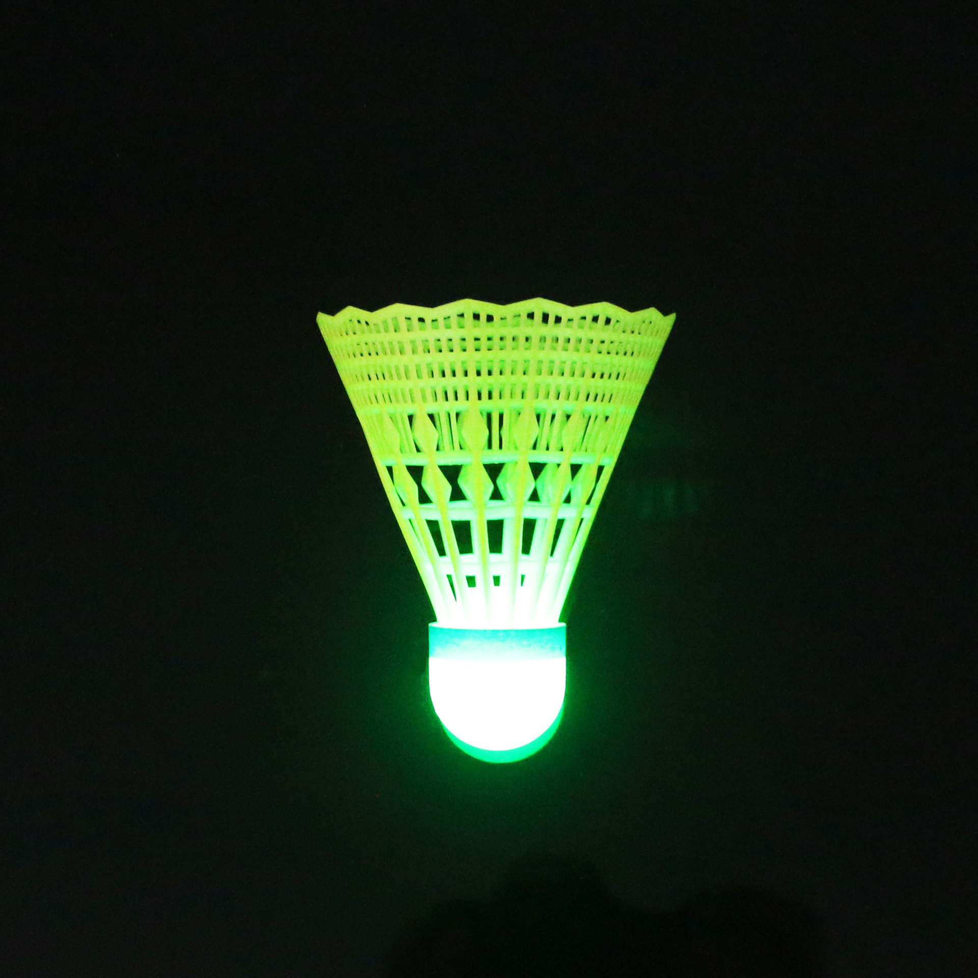Picture of Luminous Windproof Cut Out Luminous Badminton Ball, Super Durable and Unbreakable, Outdoor Bright Plastic Nylon Ball with Light, Windproof